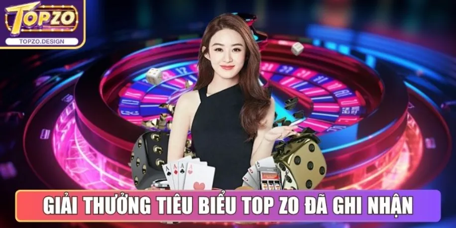 Giải thưởng tiêu biểu Top Zo đã ghi nhận được